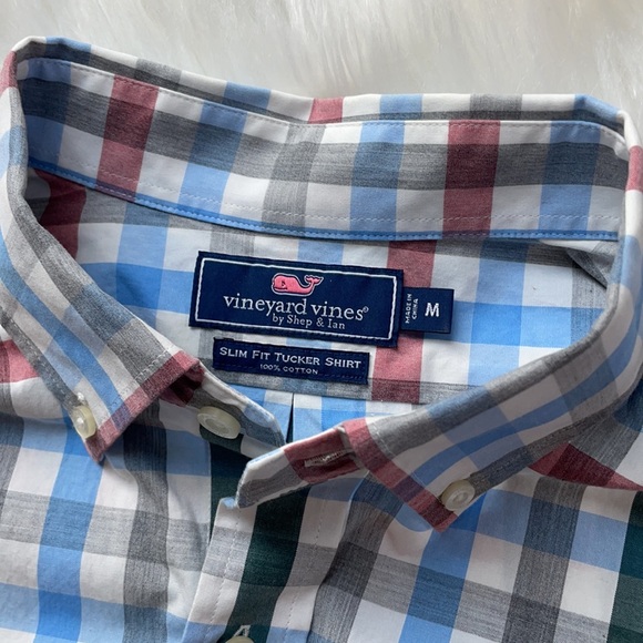 Vineyard Vines Plaid Button Shirt - Picture 5 of 7